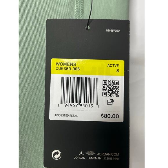 Jordan Women's Essential Tight Fit 7/8 Legging In Steam &  Sunset Pulse Small‎ - Picture 12 of 13